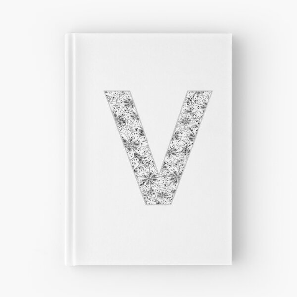 Item preview, Letter V Zentangle designed and sold by Pavnud.