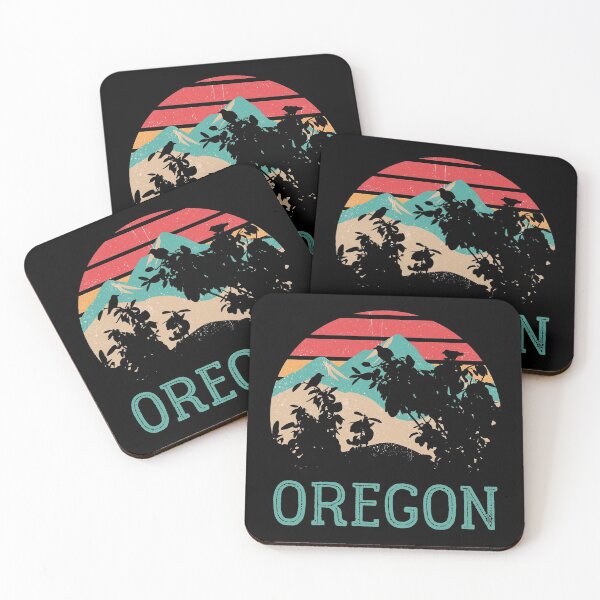 Item preview, Oregon Mountains Vintage Hiking Trail Retro  designed and sold by 74ninetees.