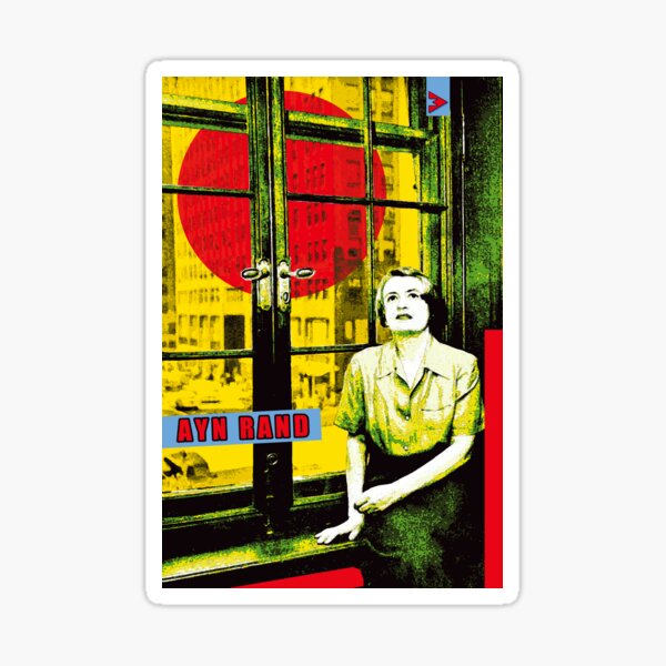 Ayn Rand - We the Living Sticker