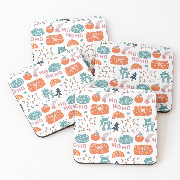 Item preview, Kawaii Design #028 - Hoho Scandinavian Christmas Pattern designed and sold by isko1977.