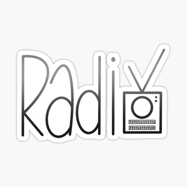 Radio Speaking Sticker