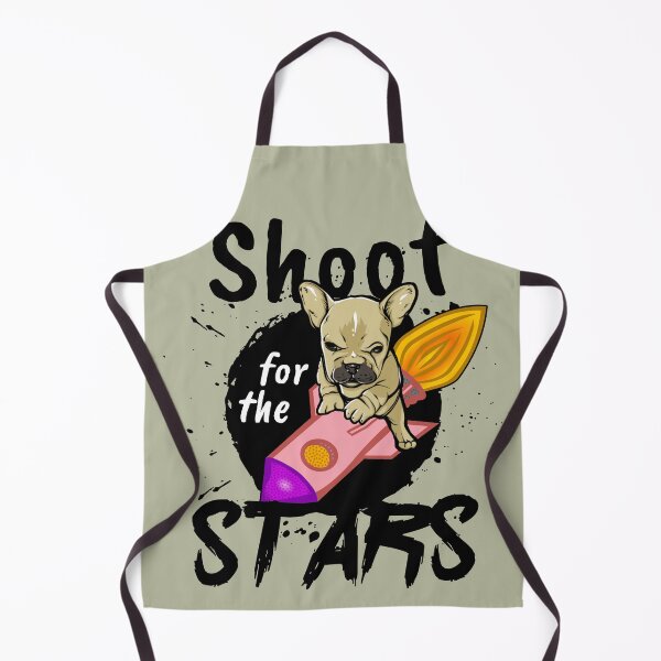 Item preview, SHOOT FOR THE STARS cute puppy dog rocket (dark) designed and sold by SolidEarthArt.