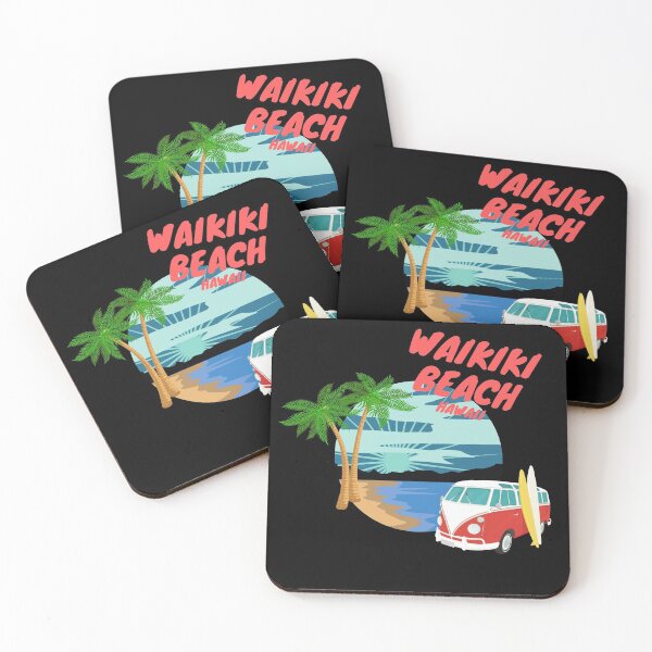 Item preview, The Waikiki Beach Hawaii designed and sold by PatrasCrew.