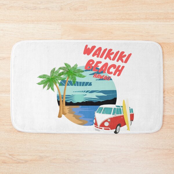 Item preview, The Waikiki Beach Hawaii designed and sold by PatrasCrew.