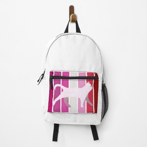 Item preview, Lesbian pride white cat designed and sold by sagm.