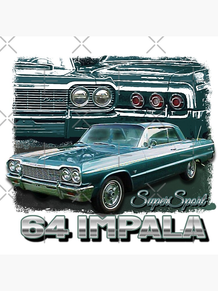 Disover 1964 Chevy Impala Premium Matte Vertical Poster