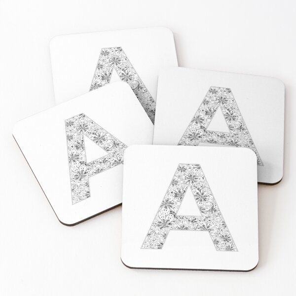 Item preview, Letter A Zentangle designed and sold by Pavnud.