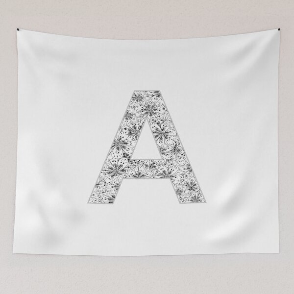 Item preview, Letter A Zentangle designed and sold by Pavnud.