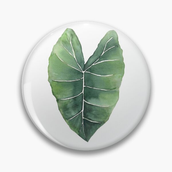 Item preview, Tropical Alocasia Leaf Watercolor designed and sold by RubatoArts.