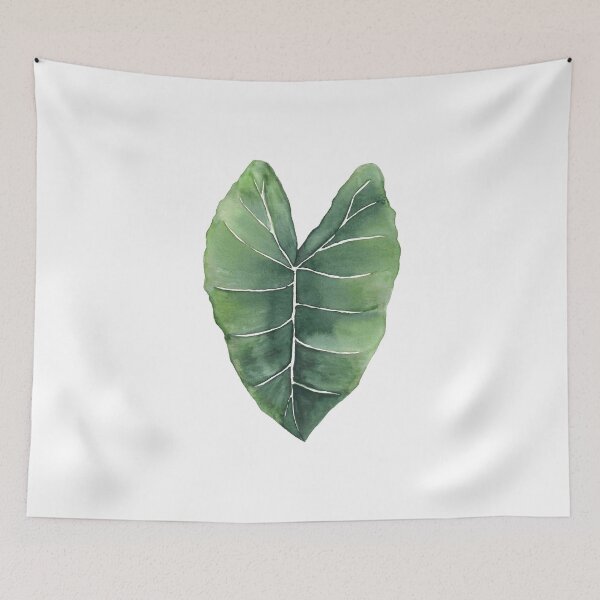 Item preview, Tropical Alocasia Leaf Watercolor designed and sold by RubatoArts.