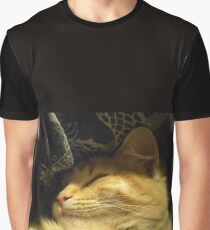 Golden Snuggle Graphic T-Shirt