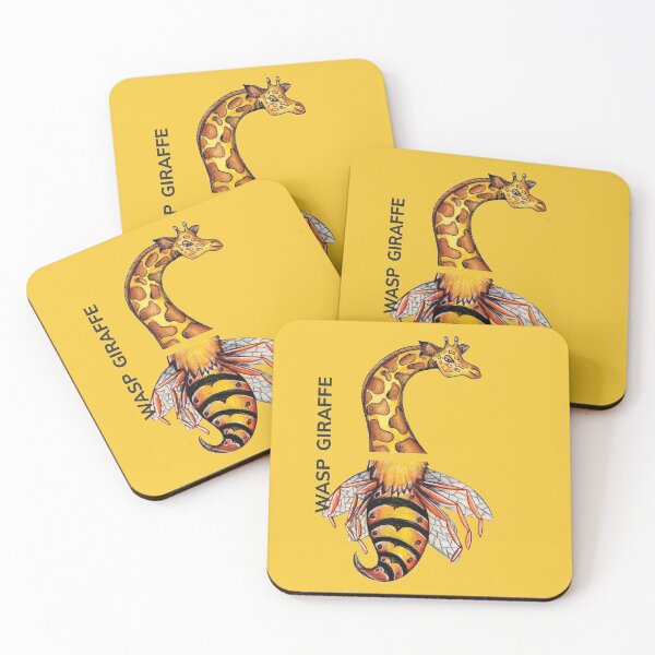 Item preview, WASP GIRAFFE by FrankenDuo sunglow yellow designed and sold by FrankenDuo.