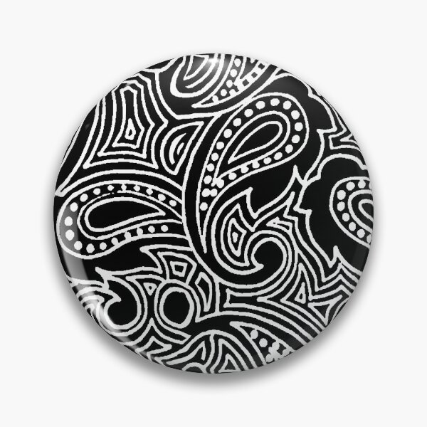 Item preview, Black and White Cashmere Pattern designed and sold by boriskrance.