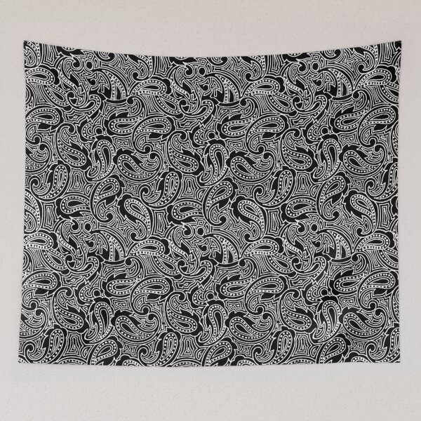 Item preview, Black and White Cashmere Pattern designed and sold by boriskrance.