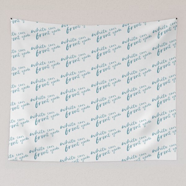 Item preview, White Cars Front Yards designed and sold by arialiuia.