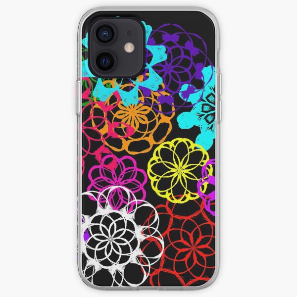 Mandala Doodle diseño Funda blanda para iPhone