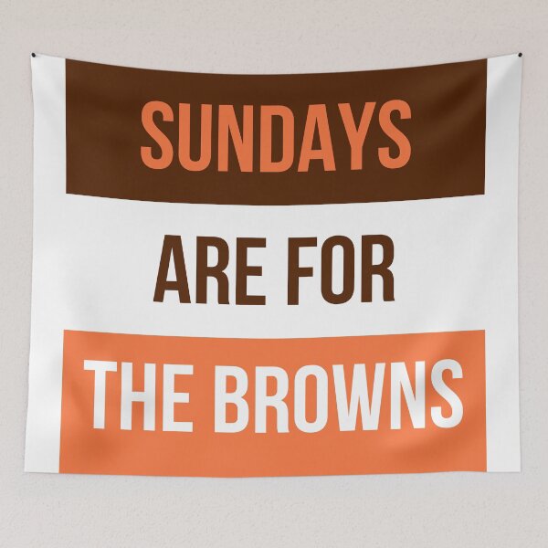 Item preview, Sundays are for the browns- Cleveland Browns  designed and sold by Vaishnavi Deo.