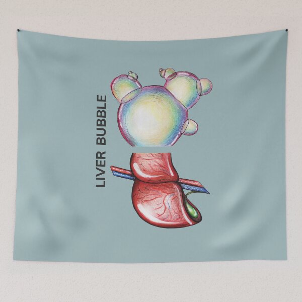 Item preview, LIVER BUBBLE by FrankenDuo eskimo grey designed and sold by FrankenDuo.