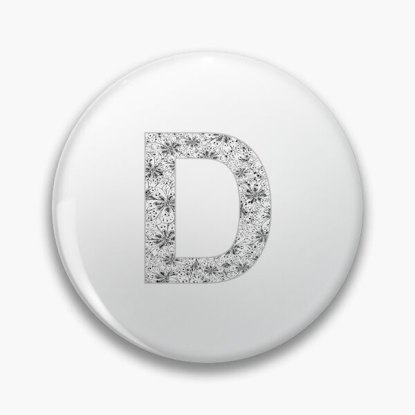 Item preview, Letter D Zentangle designed and sold by Pavnud.