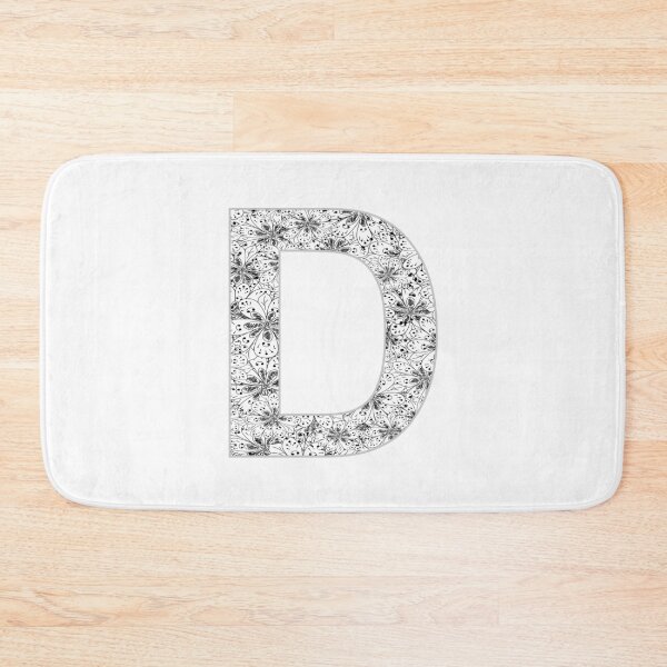 Item preview, Letter D Zentangle designed and sold by Pavnud.
