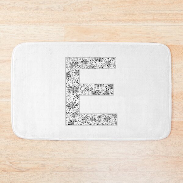 Item preview, Letter E Zentangle designed and sold by Pavnud.