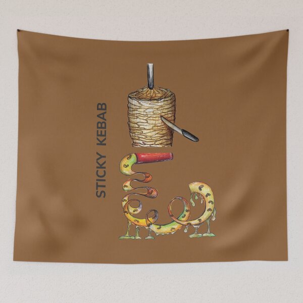 Item preview, STICKY KEBAB by FrankenDuo rusty tan designed and sold by FrankenDuo.