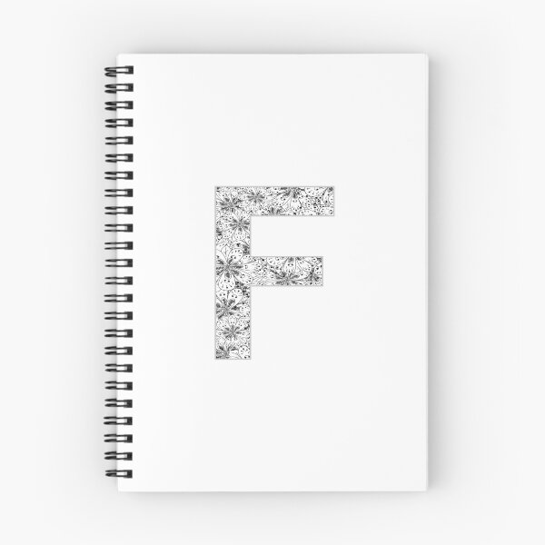 Item preview, Letter F Zentangle designed and sold by Pavnud.