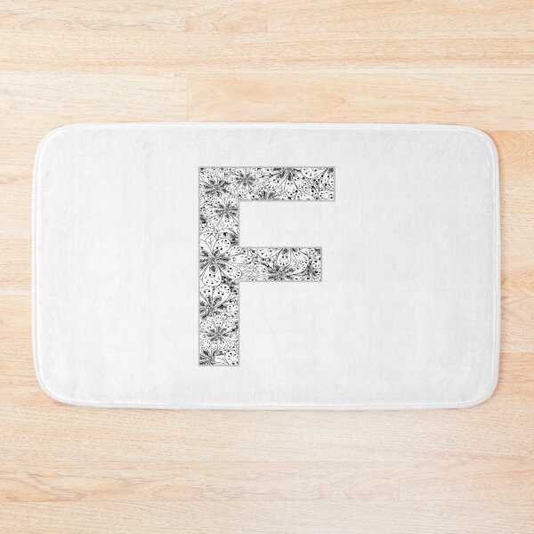 Item preview, Letter F Zentangle designed and sold by Pavnud.