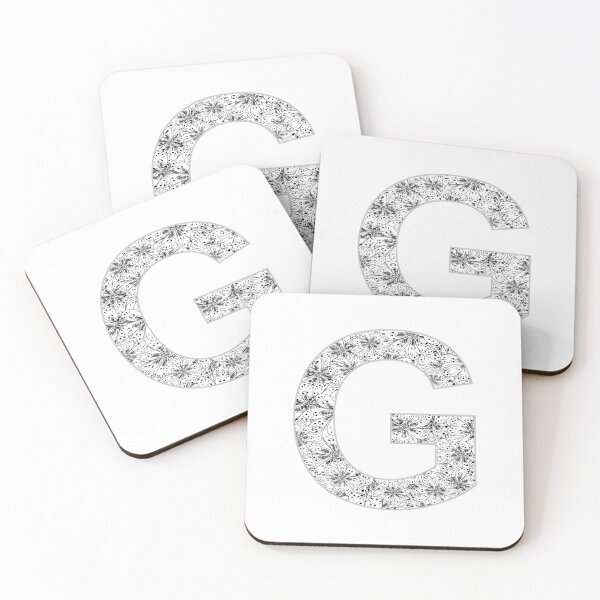 Item preview, Letter G Zentangle designed and sold by Pavnud.