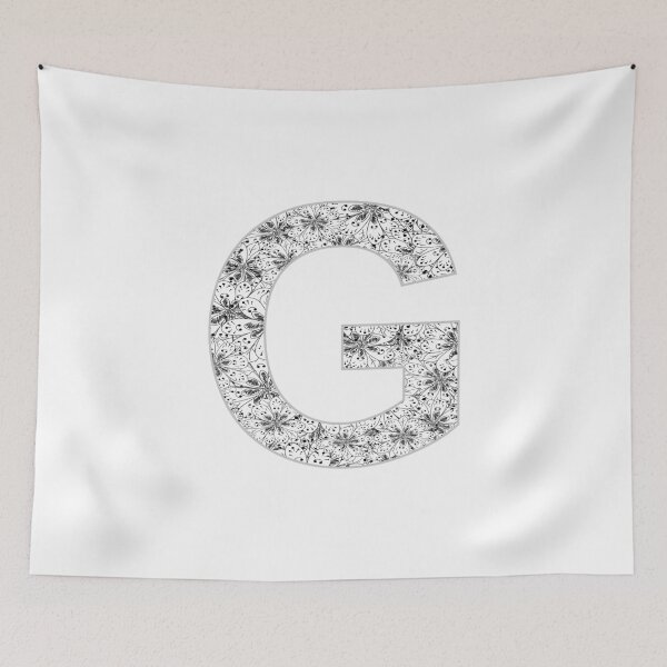 Item preview, Letter G Zentangle designed and sold by Pavnud.