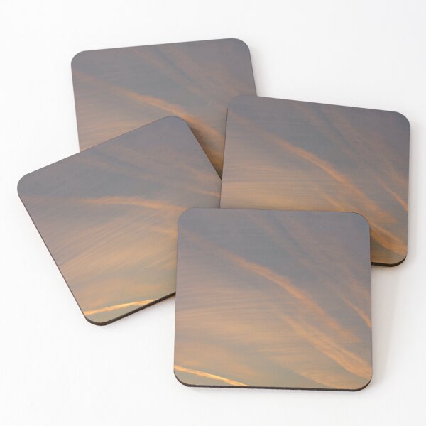 Item preview, evening sky with red cirrus clouds  designed and sold by mrivserg.