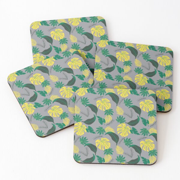 Item preview, Tropical leaves pattern designed and sold by RosanneCreates.