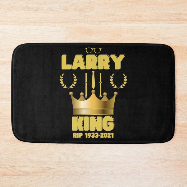 Item preview, Larry King, larry king 2021, larry king quote, larry king saying, larry king tribute, larry king talks, rip larry king,tie, suspenders, glasses, crown, gold. designed and sold by bimmer325.