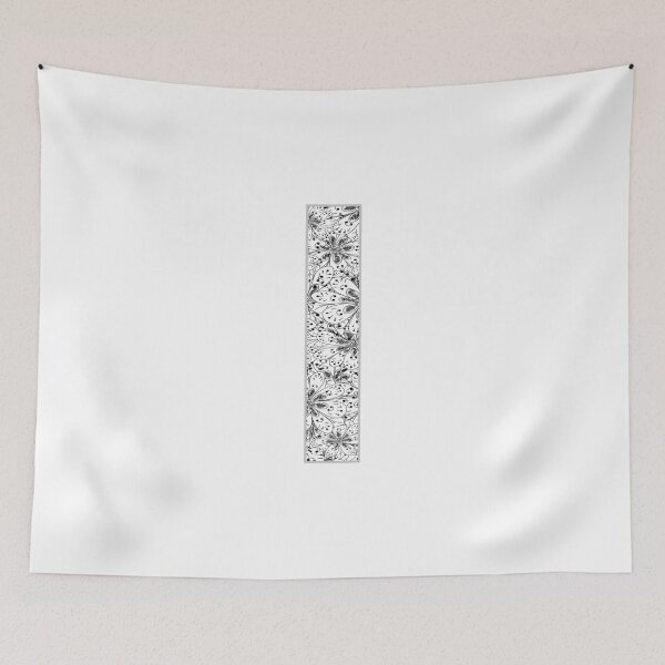 Item preview, Letter I Zentangle designed and sold by Pavnud.