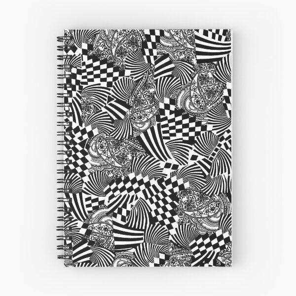 Item preview, Black and white geometric cashmere paisley designed and sold by boriskrance.