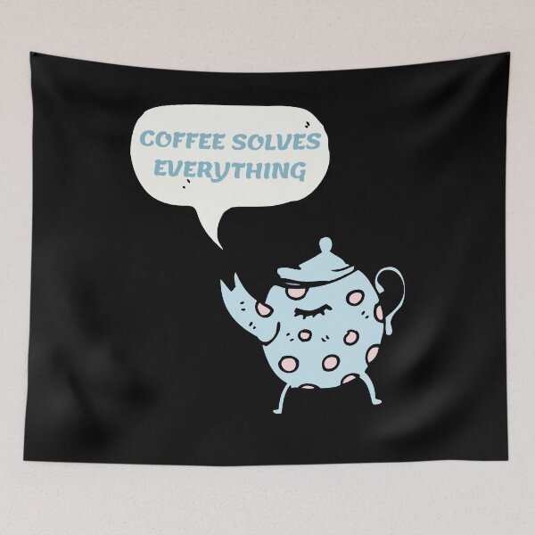 Item preview, Coffee Solves Everything designed and sold by TrendKing.