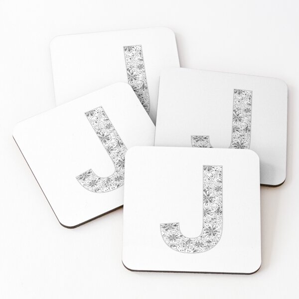 Item preview, Letter J Zentangle designed and sold by Pavnud.