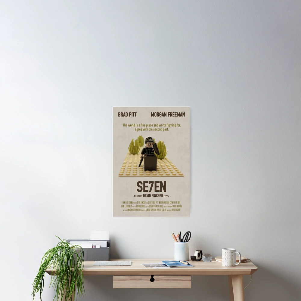 Seven directed by David Fincher with Brad Pitt 1995 - Original