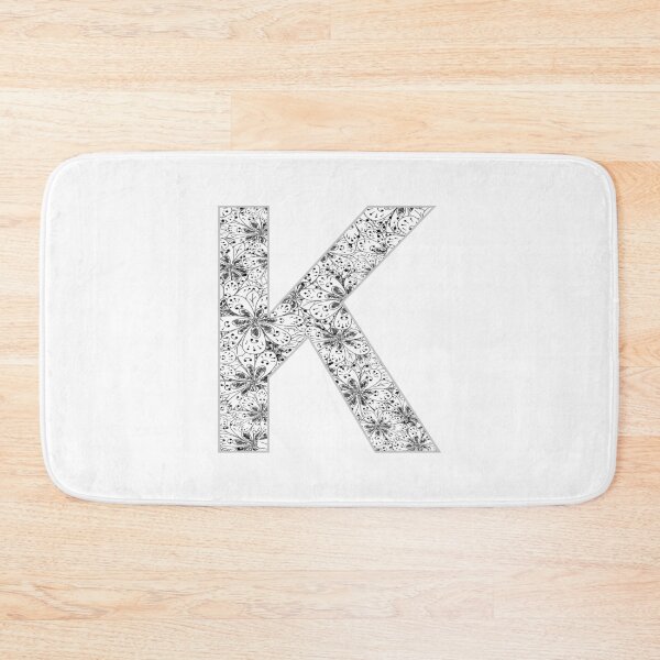 Item preview, Letter K Zentangle designed and sold by Pavnud.