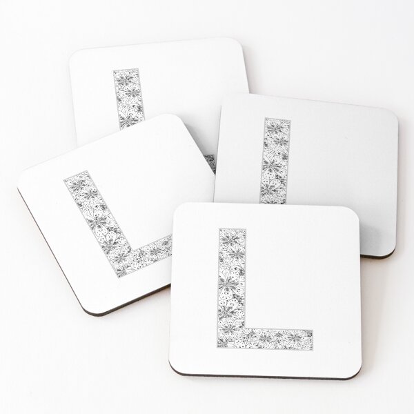 Item preview, Letter L Zentangle designed and sold by Pavnud.