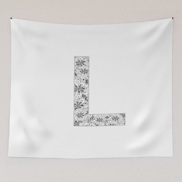 Item preview, Letter L Zentangle designed and sold by Pavnud.