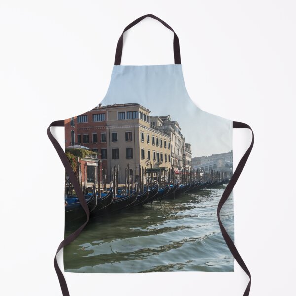 Item preview, Classic Venetian - Glossy Gondolas and Ripples on the Grand Canal designed and sold by Georgia Mizuleva.