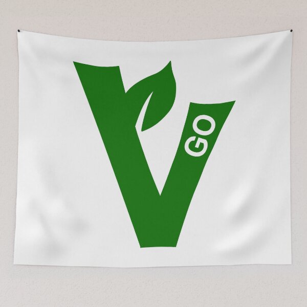 Item preview, V for vegan designed and sold by reIntegration.