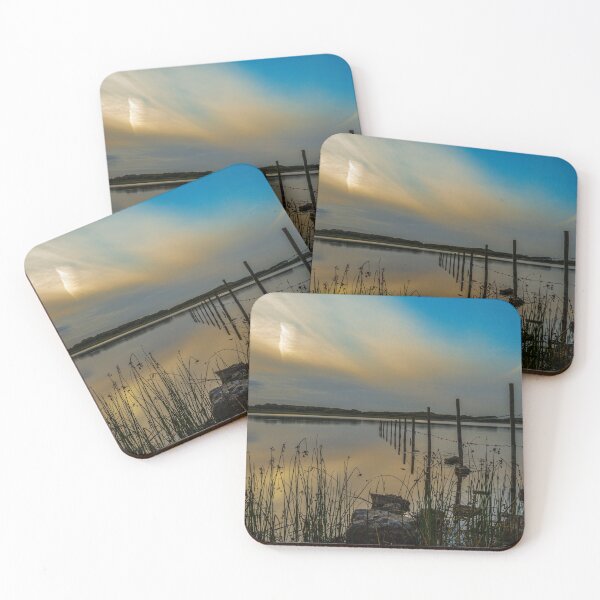 Item preview, Amazing light during sunset at Kenfig Pool in Wales designed and sold by Jinxyboy1908.