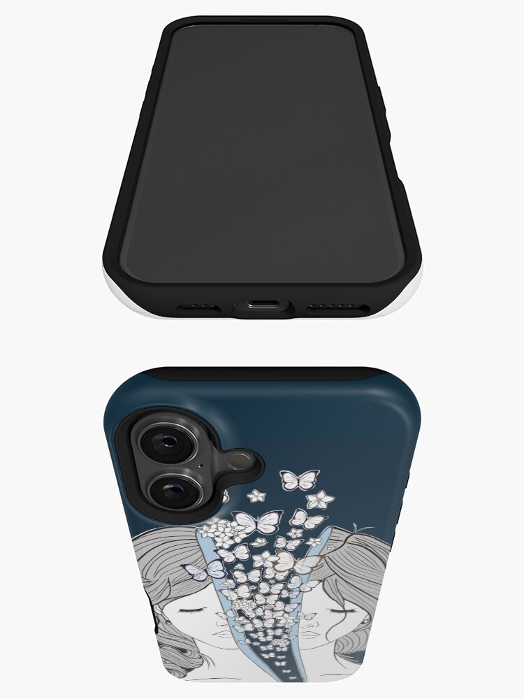 Thumbnail 3 of 4, iPhone Case, Pandora Blue designed and sold by lecosechenonsai.