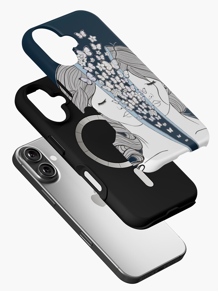Thumbnail 2 of 4, iPhone Case, Pandora Blue designed and sold by lecosechenonsai.