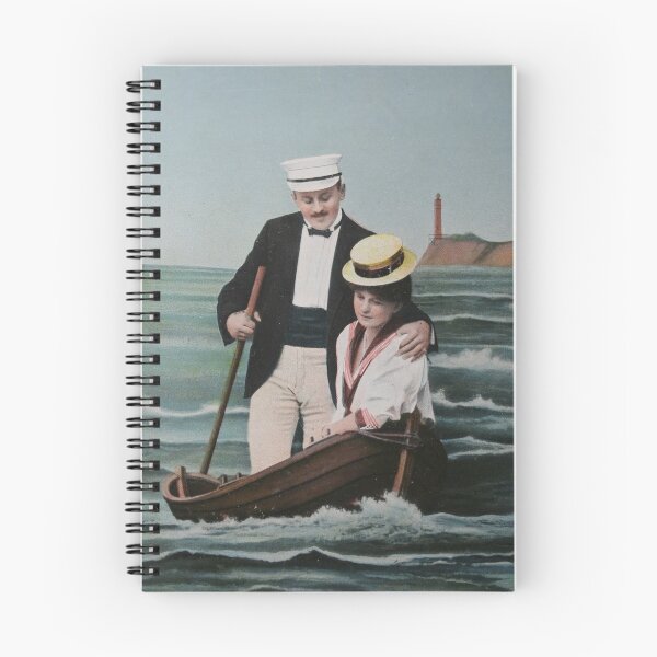Item preview, Vintage romance in a rowing boat designed and sold by Photopat.