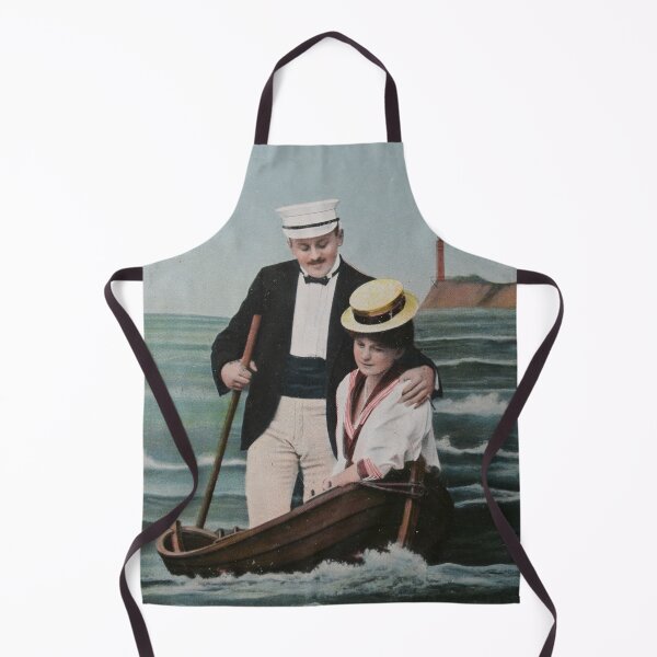 Item preview, Vintage romance in a rowing boat designed and sold by Photopat.