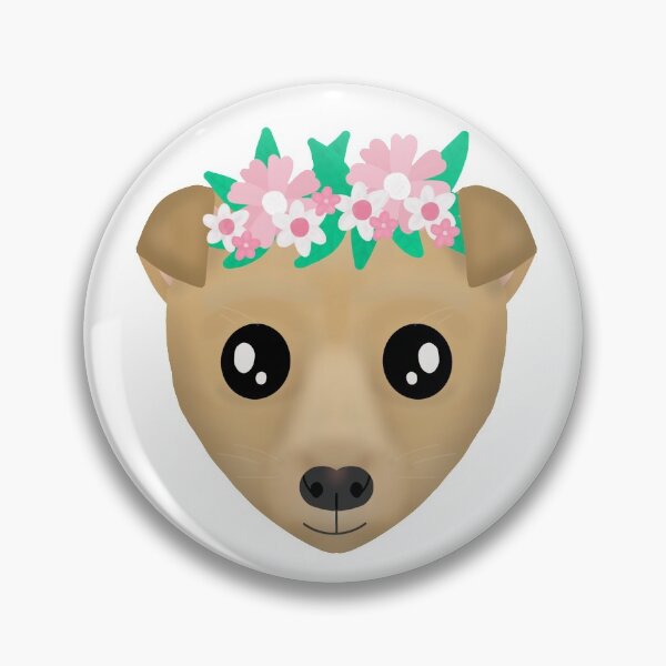 Item preview, Dog with flowers  designed and sold by daisyandlime.