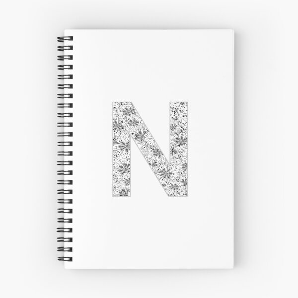 Item preview, Letter N Zentangle designed and sold by Pavnud.